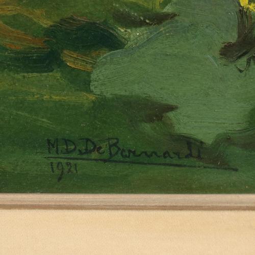 Domenico De Bernardi, Landscape, Oil Painting, Framed For Sale - Image 6 of 13