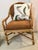 McGuire, 6 Twisted Rattan Dining Chairs. Covered in Performance Suede. For Sale - Image 9 of 9