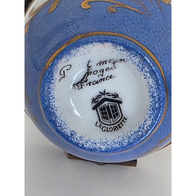 Vintage Limoges France La Gloriette Domed Egg Champagne For Sale - Image 9 of 9