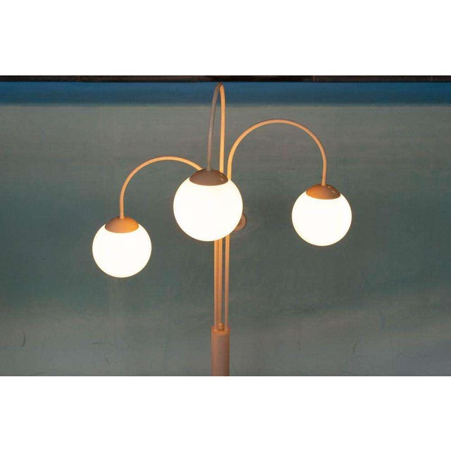 Space Age Waterfall Floor Lamp in White For Sale - Image 15 of 16