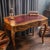 Vintage French Louis XV–Style Leather-Top Ladies’ Writing Desk For Sale - Image 12 of 14
