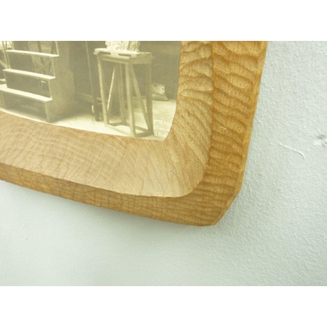 1920s Anthroposophical Limewood Picture Frame by Fritz Schuy, 1920s For Sale - Image 5 of 10