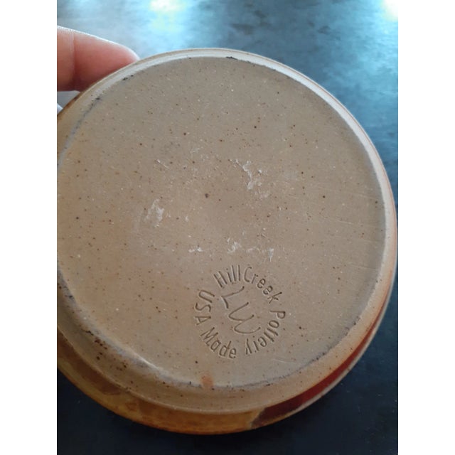 This is a GORGEOUS Marked Hillcreek Pottery Art Studio 4" Glazed Ring Holder. Procured at auction BOX E