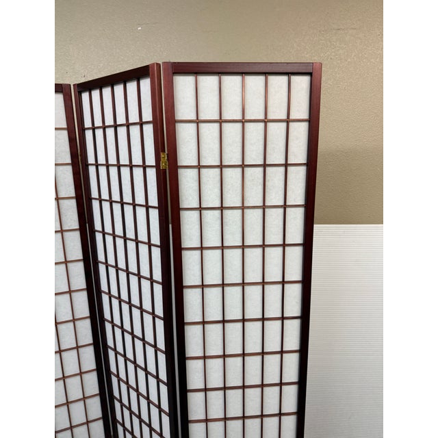2000 - 2009 Japanese Shoji Style Room Divider For Sale - Image 5 of 12