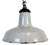 Industrial Grey Enamel Factory Pendant Lamp, 1960s For Sale - Image 17 of 17