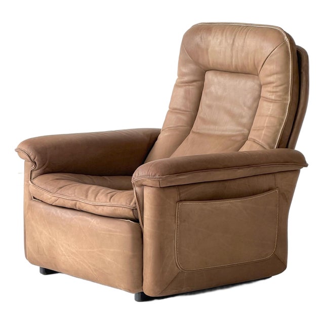 1970s Ds-50 Leather Lounge Chair by De Sede For Sale