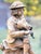 Antique 18thC Signed Folk Art Sculpture Wood Carving, Itinerant Bagpipe Musician, Czech Bohemia For Sale - Image 11 of 16