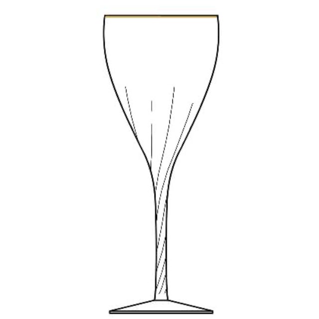 1990s Lenox Encore Gold Water & Wine Goblets - Set of 15 For Sale - Image 12 of 16