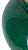 Emerald 1980s Hollywood Regency Style Emerald Green Ceramic Table Lamp on Brass Ball-and-Claw Base For Sale - Image 8 of 18