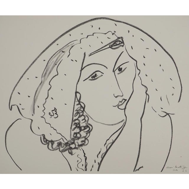 Modern Henri Matisse, Bride Posing, Lithograph For Sale - Image 3 of 6