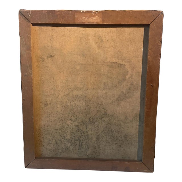 1930's Cowboy Portrait Painting on Canvas For Sale In San Francisco - Image 6 of 8