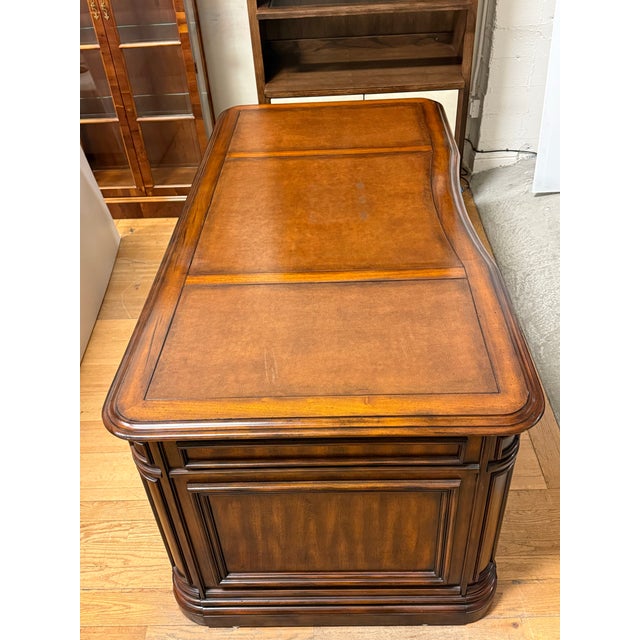 Vintage Sligh Furniture Executive Desk For Sale In San Francisco - Image 6 of 12
