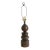 Mid 20th Century Sculptural Wood Table Lamp For Sale