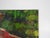 Rustic European Mid 20th Century Plein Air Woman in Garden Painting For Sale - Image 3 of 8