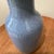 Wood Vintage Chinese Blue Crackle Glaze Porcelain Baluster Vase on Wood Base For Sale - Image 7 of 12