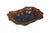 Victorian Antique Ceramic Brown Glazed Scalloped Dish Tray Centerpiece Bowl Compote 11" For Sale - Image 3 of 10