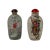 2000 - 2009 2 X Chinese Glass Snuff Bottle Longevity Court Ladies Graphic For Sale - Image 5 of 5