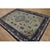 Late 19th Century 1890s Antique Sky Blue Medallion Greek Key Knotted Wool Rectangle Room Size Rug For Sale - Image 5 of 8