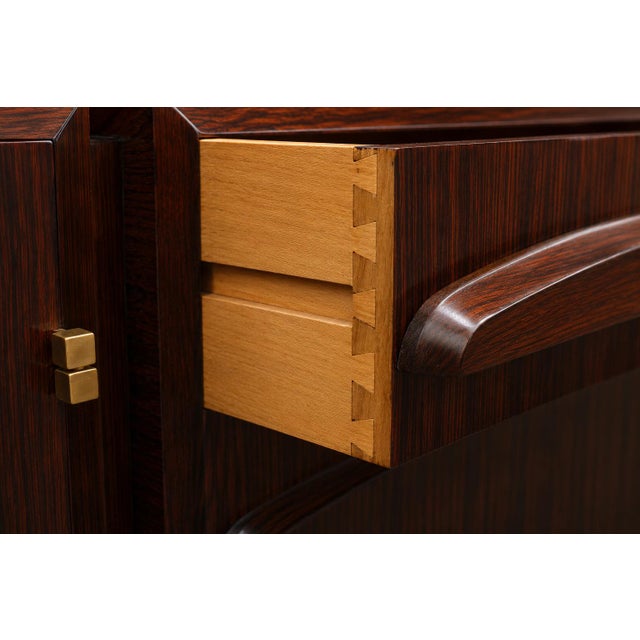 Brazilian Modern Rosewood Credenza With Sculptural Drawers by Jean Gillon, Brazil, 1960s For Sale - Image 18 of 18