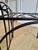 Black Vintage French Hand Forged Wrought Iron Vanity Bench For Sale - Image 8 of 10