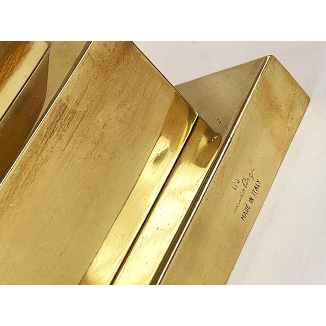 Goldenrod Skyscraper Table Lamp by Romeo Rega, 1970s For Sale - Image 8 of 13