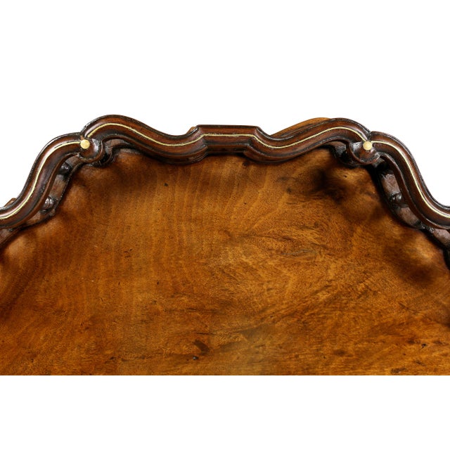 Queen Anne George III Mahogany Tilt Top Tea Table For Sale - Image 3 of 11