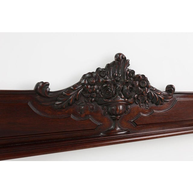 Antique Sculpted Oak Frieze or Wall Ornament, France, 1900s For Sale - Image 6 of 12