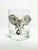 African 1990s Arthur Court “Safari” Elephant Double Old Fashioned Tumbler Glasses - Set of 4 For Sale - Image 3 of 7