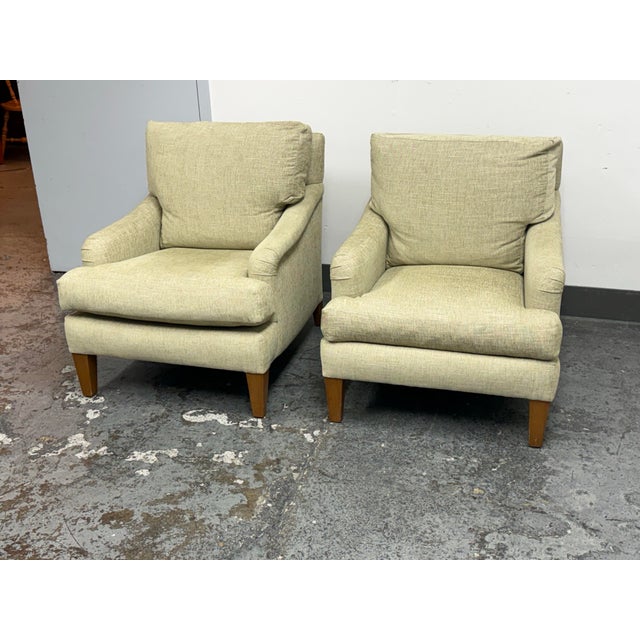 Contemporary Patricia Edward Bespoke Armchairs, Pair For Sale - Image 3 of 12