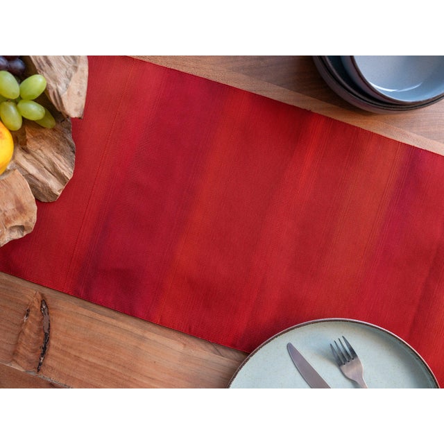 Early 21st Century Japanese Ceremonial Silk Table Runner by Renaras For Sale - Image 5 of 6
