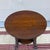 Antique Quartersawn Oak Round Tabouret Table with Glass Ball & Claw Feet A handsome Victorian oak parlor table — often...