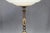 Brass Table Lamp with Glass Shade, 1940s For Sale - Image 3 of 13