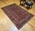 Early 20th Century Persian Kashan Rug, Hand-Knotted Wool & Cotton, Floral Design, Red & Navy, 5x7 For Sale - Image 16 of 16