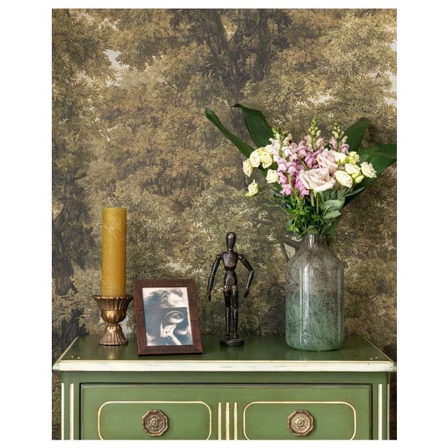 Traditional Mind the Gap Branchy Neutral Wallpaper For Sale - Image 3 of 3