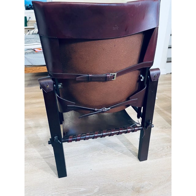 Gucci Rare Vintage Gucci Leather Lounge Chair - Tom Ford Era - Made in Italy For Sale - Image 4 of 7
