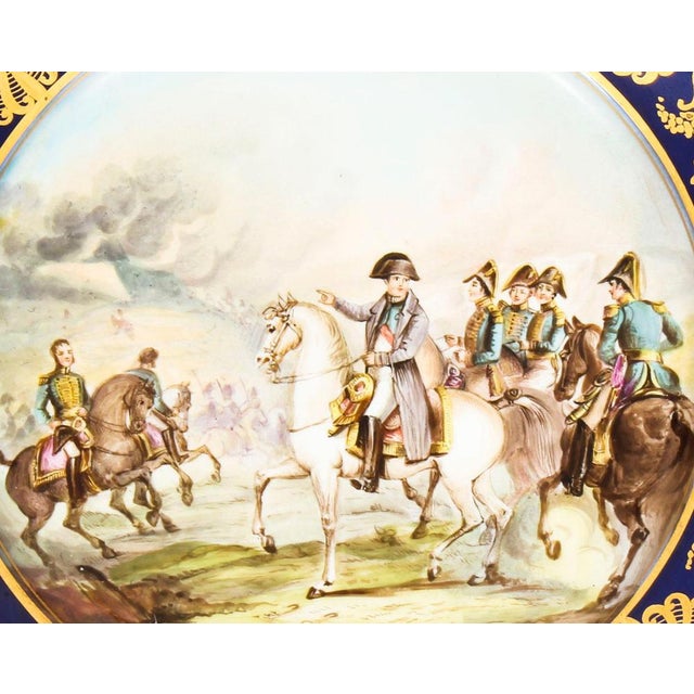 Napoleon Sevres Porcelain Cabinet Plates, Set of 2 For Sale - Image 3 of 17
