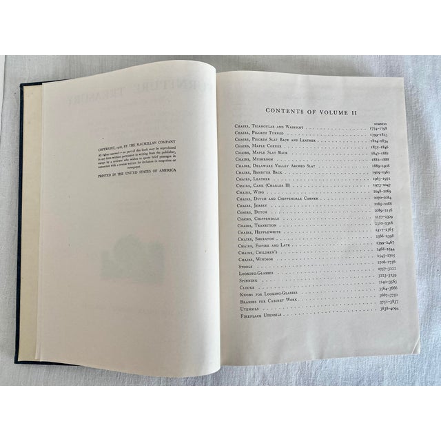 Traditional Mid 20th Century Furniture Treasury by Wallace Nutting - 2-Volume Hardcover Book Set Macmillan 1948 For Sale - Image 3 of 18