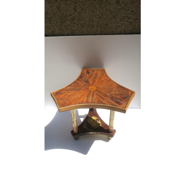 Brown Rustic Side or End Table, Circa Early-20th Century For Sale - Image 8 of 16