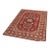 Rustic Super Kazak Red/Blue Wool Rug - 5'3'' X 6'3'' For Sale