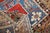 Folk Art 19th Century Zabihi Collection Blue Karaghashli Caucasian Rug - 3'8" x 4'9" For Sale - Image 3 of 8