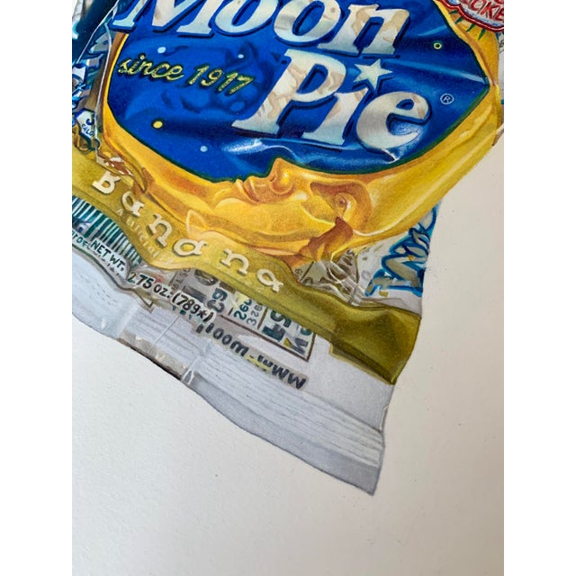 2020s 'Moon Pie' Original Framed Drawing For Sale - Image 5 of 6