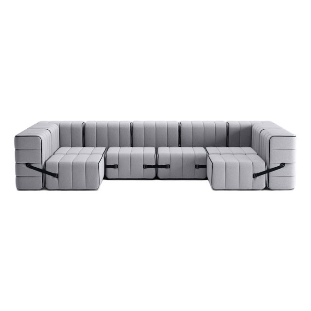 Flexible U-Sofa from Ambivalenz, Set of 15 For Sale