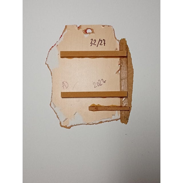 Wood Contemporary Abstract Aerosol on Assembled Masonite (Isorel) "Untitled 123" by Andre Debono For Sale - Image 7 of 7