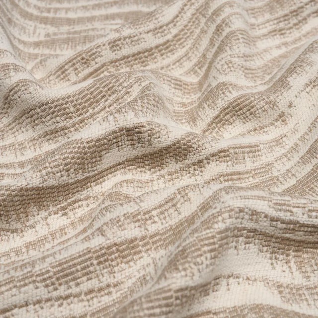 Schumacher SAMPLE - Schumacher Ridgeline Fabric In Buff For Sale - Image 4 of 4