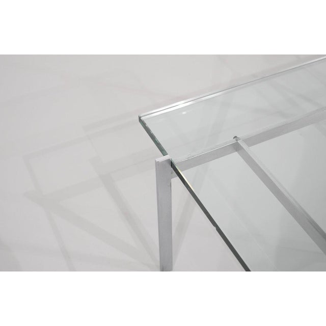 Glass PK61 Coffee Table by Poul Kjaerholm for Fritz Hansen, Denmark, 1956 For Sale - Image 7 of 14