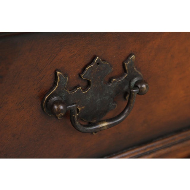 Theodore Alexander Mahogany Secretary Desk For Sale - Image 12 of 18