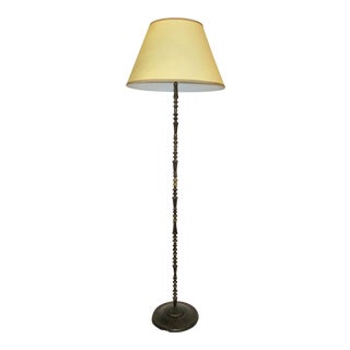 French Bronze 1930's Floor Lamp For Sale