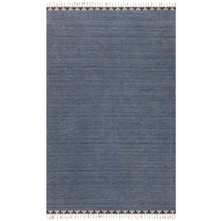 Doris Leslie Blau Vintage Swedish Beige Blue Gray Flat Woven Rug For Sale