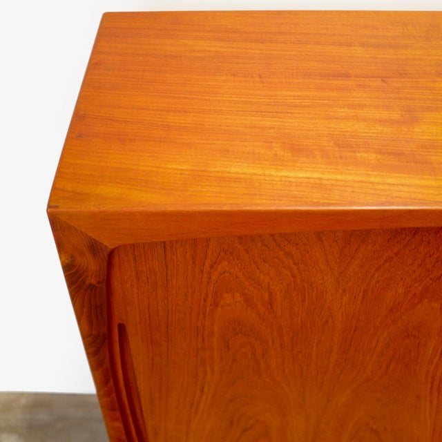Randers Møbelfabrik Danish Teak Highboard With Bar Designed by Harry Østergaard For Sale - Image 12 of 17