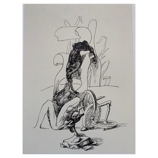 Marcel Jean, Surrealist Composition, 1960s, Lithograph For Sale